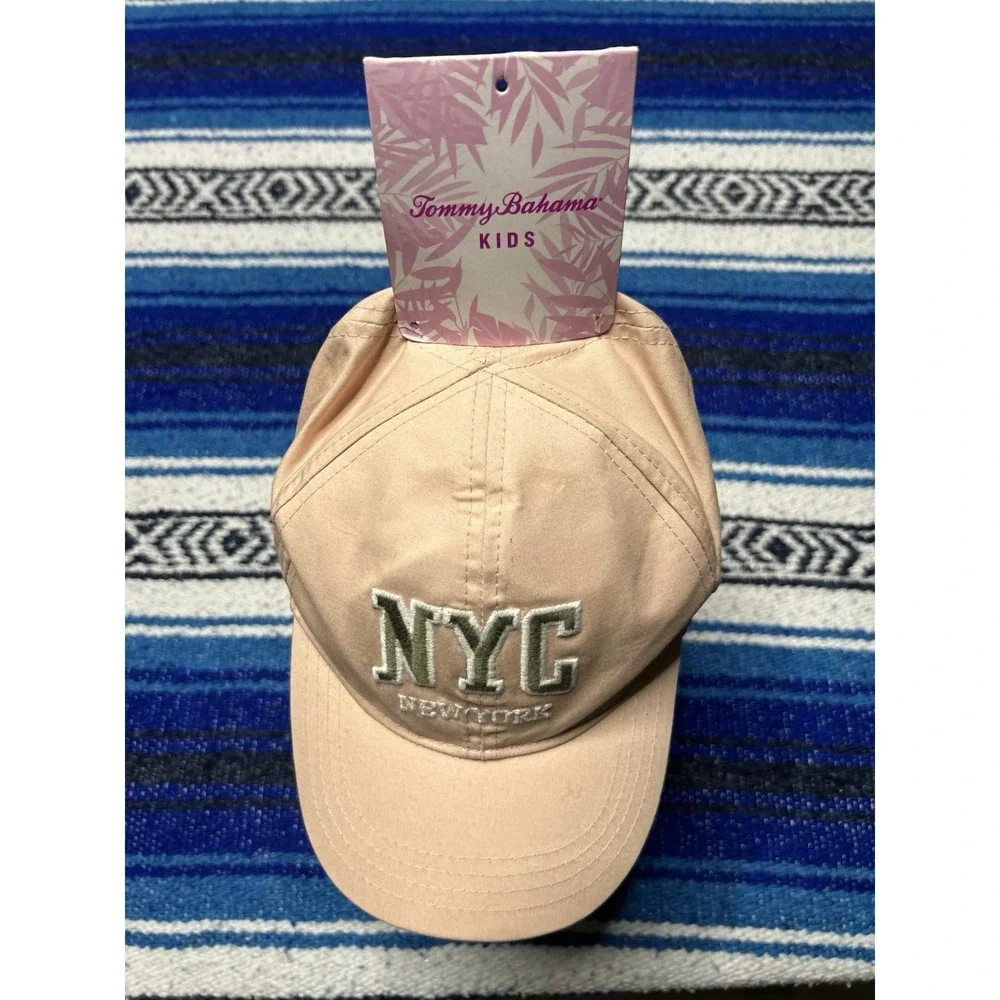 Tommy Bahama Kids NYC New York Embroidered Baseball Hat Cap Youth NWT